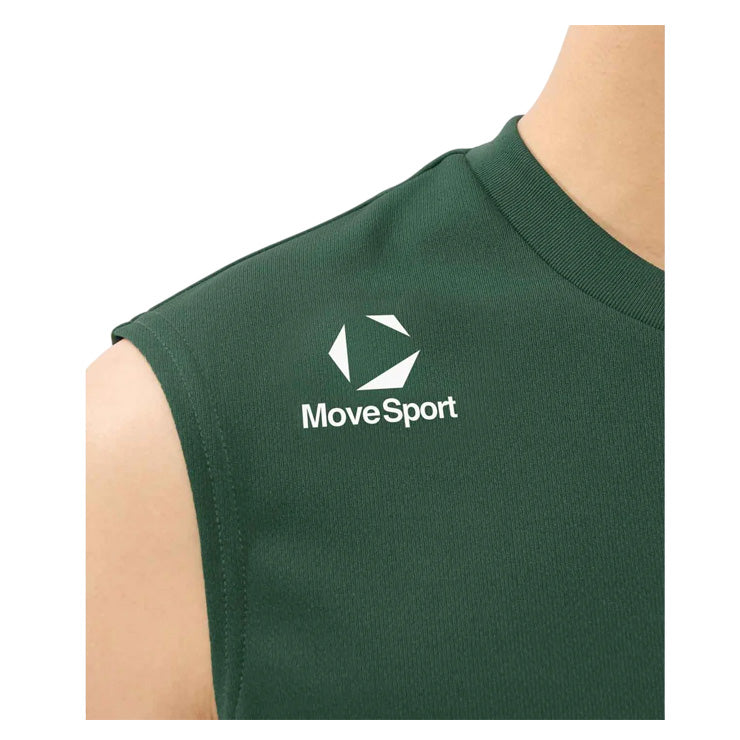 【石川祐希選手着用】2026モデル デサント ムーブスポーツ バレーボール ノースリーブ プラクティスシャツ Tシャツ バレーシャツ メンズ SV6STZ01U 夏用 スポーツウェア トレーニングウェア ジム ランニング ジョギング ウェア 大きいサイズあり descente movesport