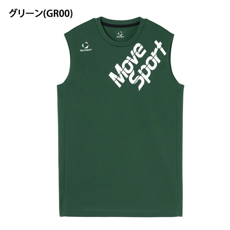【石川祐希選手着用】2026モデル デサント ムーブスポーツ バレーボール ノースリーブ プラクティスシャツ Tシャツ バレーシャツ メンズ SV6STZ01U 夏用 スポーツウェア トレーニングウェア ジム ランニング ジョギング ウェア 大きいサイズあり descente movesport