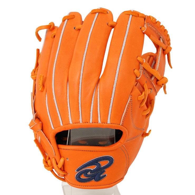 【15周年記念 平裏刺繍1円】ドナイヤ 限定 軟式 グローブ グラブ 内野手用 山田哲人モデル 小型 右投げ用 DJNIMS型 15TH オレンジ 野球グローブ 軟式グローブ 軟式グラブ 右投げ 右利き 大人 一般 軟式野球 草野球 ソフトボール 一般 野球グラブ donaiya