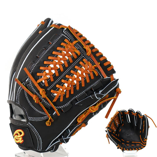 【平裏刺繍・ラベル交換1円】ドナイヤ 限定 硬式 内野手用 グローブ グラブ 右投げ用 ブラック 高校野球対応 DJIKBT 黒 野球グローブ 硬式グローブ 硬式グラブ 大人 一般 野球グラブ ソフトボール兼用 日本製 国産 donaiya