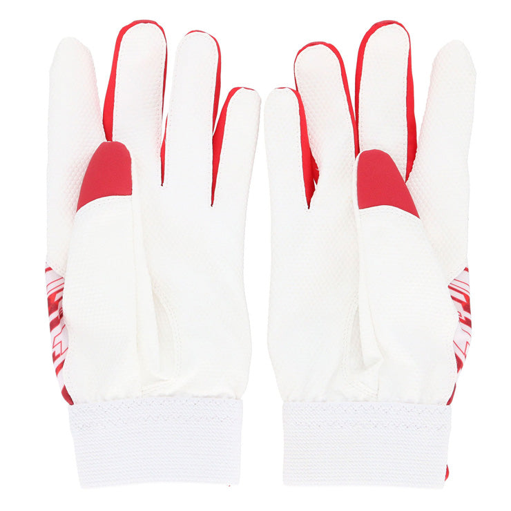 【刺繍1円】XLサイズのみ アンダーアーマー バッティンググローブ UAクリーンアップ 両手用 一般 カラー 6001310 レッド バッティング手袋 バッティンググラブ 打者用手袋 大人 一般 under armour