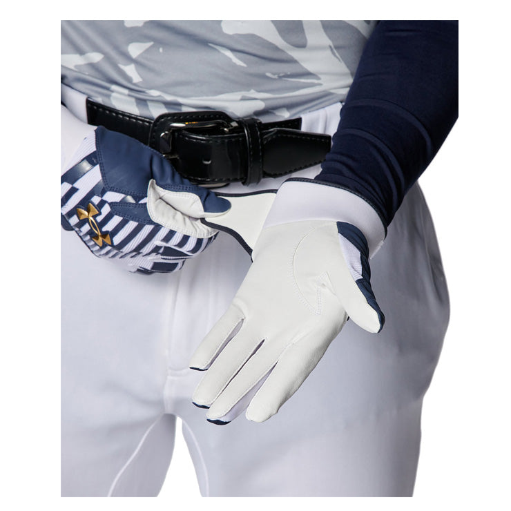 【刺繍1円】アンダーアーマー バッティンググローブ UAクリーンアップ プロ 両手用 一般 カラー 合成皮革 6001312 バッティング手袋 バッティンググラブ 打者用手袋 大人 一般 under armour