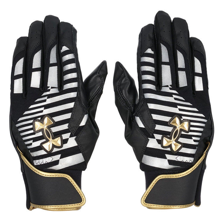 【刺繍1円】アンダーアーマー バッティンググローブ UAクリーンアップ プロ 両手用 一般 カラー 合成皮革 6001312 バッティング手袋 バッティンググラブ 打者用手袋 大人 一般 under armour