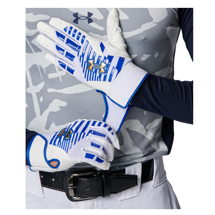 【刺繍1円】アンダーアーマー バッティンググローブ UAクリーンアップ プロ 両手用 一般 カラー 合成皮革 6001312 バッティング手袋 バッティンググラブ 打者用手袋 大人 一般 under armour