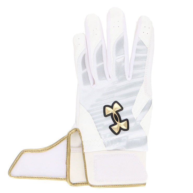 【刺繍1円】アンダーアーマー バッティンググローブ UAクリーンアップ プロ 両手用 一般 カラー 合成皮革 6001312 バッティング手袋 バッティンググラブ 打者用手袋 大人 一般 under armour