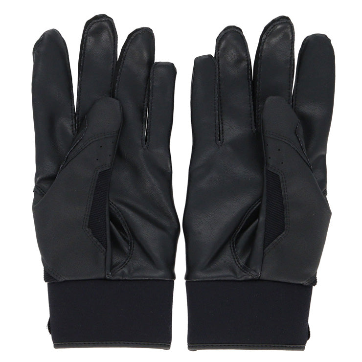 【刺繍1円】アンダーアーマー バッティンググローブ UAクリーンアップ プロ 高校野球対応 両手用 合成皮革 6001313 中学生 高校生 バッティング手袋 バッティンググラブ 打者用手袋 大人 一般 白 黒 under armour