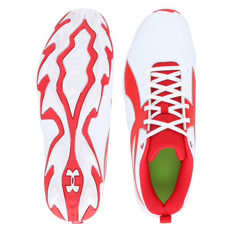 【2026モデル】アンダーアーマー 野球 ポイントスパイク UAリードオフ アイコン ロー RM 26.0～28.5 大人 一般 カラースパイク 6010138 紐 ひも ローカット レギュラーカット スタッドスパイク 軽量 試合 靴 under armour