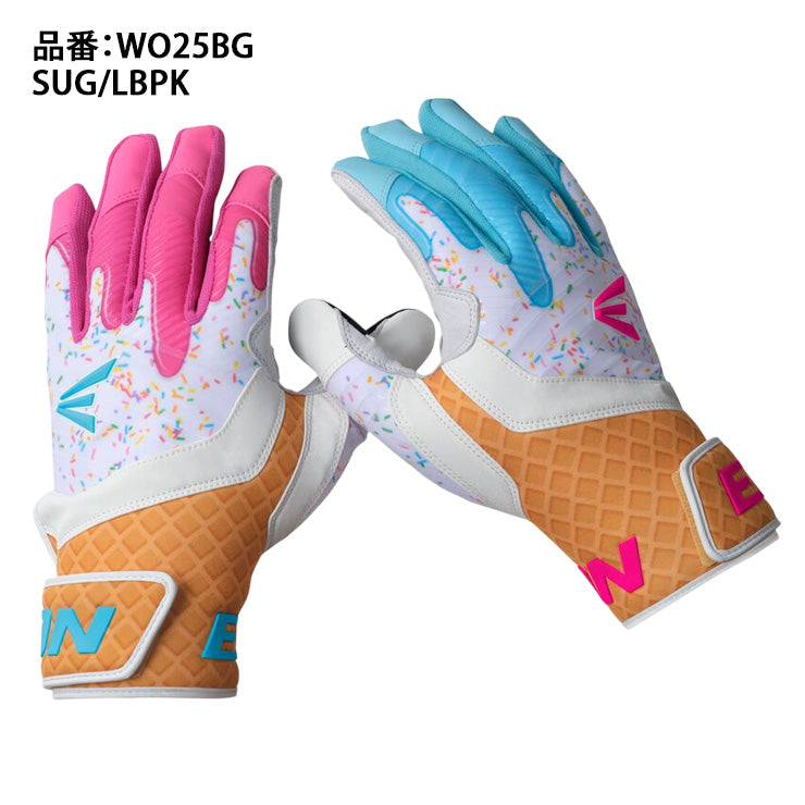 【日本未発売】イーストン バッティンググローブ Sugar Rush Walk-Off Ethos 両手用 天然皮革 大人 一般 並行輸入品 WO25BG 直輸入品 バッティング手袋 バッティンググラブ 草野球 練習 試合 ソフトボール easton