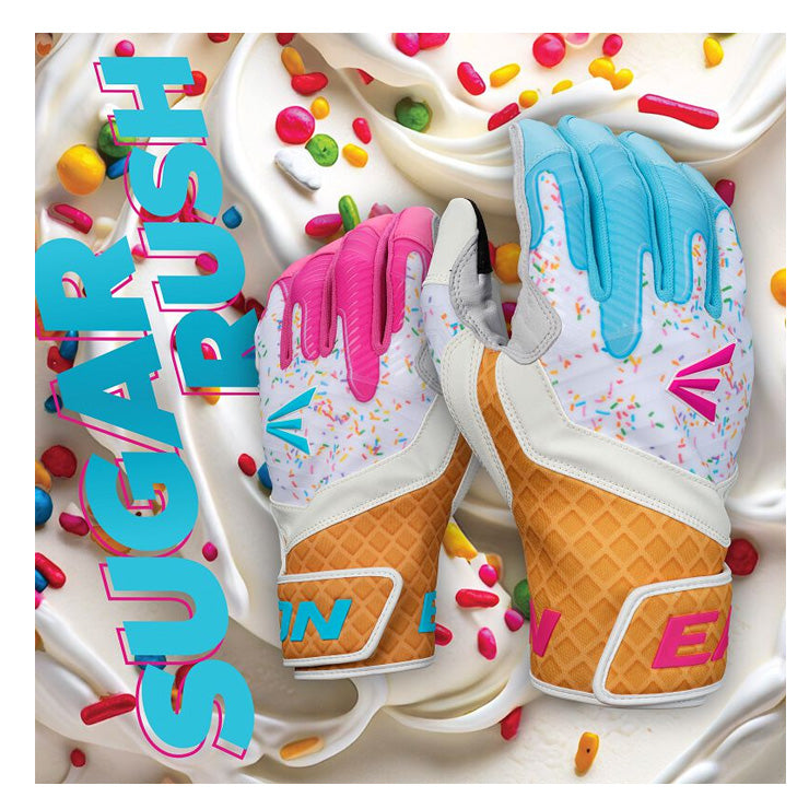 【日本未発売】イーストン ジュニア用 バッティンググローブ Sugar Rush Walk-Off Ethos 両手用 天然皮革 少年野球 並行輸入品 WO25YBG 直輸入品 バッティング手袋 バッティンググラブ こども キッズ Jr 子ども 学童野球 リトルリーグ 練習 試合 ソフトボール easton