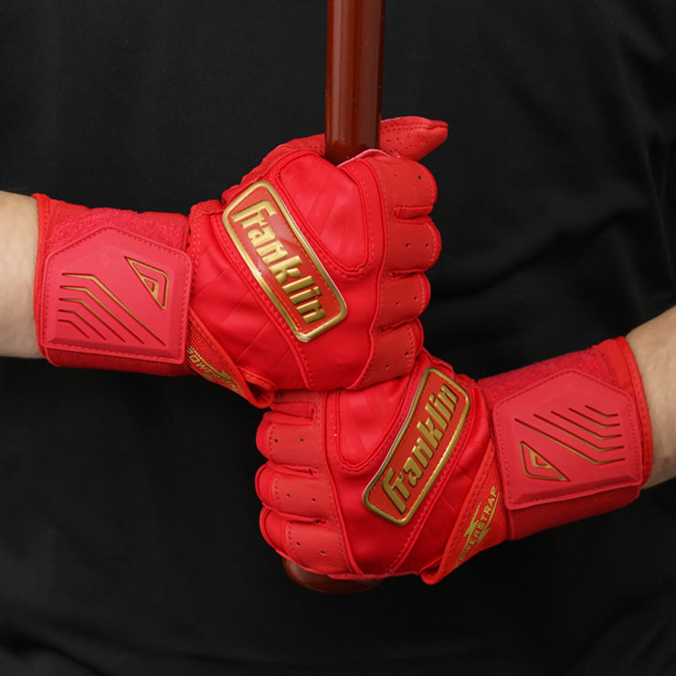 【2026モデル】フランクリン バッティンググローブ サポーター一体型 POWERSTRAP INFINITE 両手用 20440 20443 20445 20771 20772 20781 パワーストラップ インフィニット バッティング手袋 打者用手袋 大人 一般 MLB メジャーリーグ バッティンググラブ Franklin