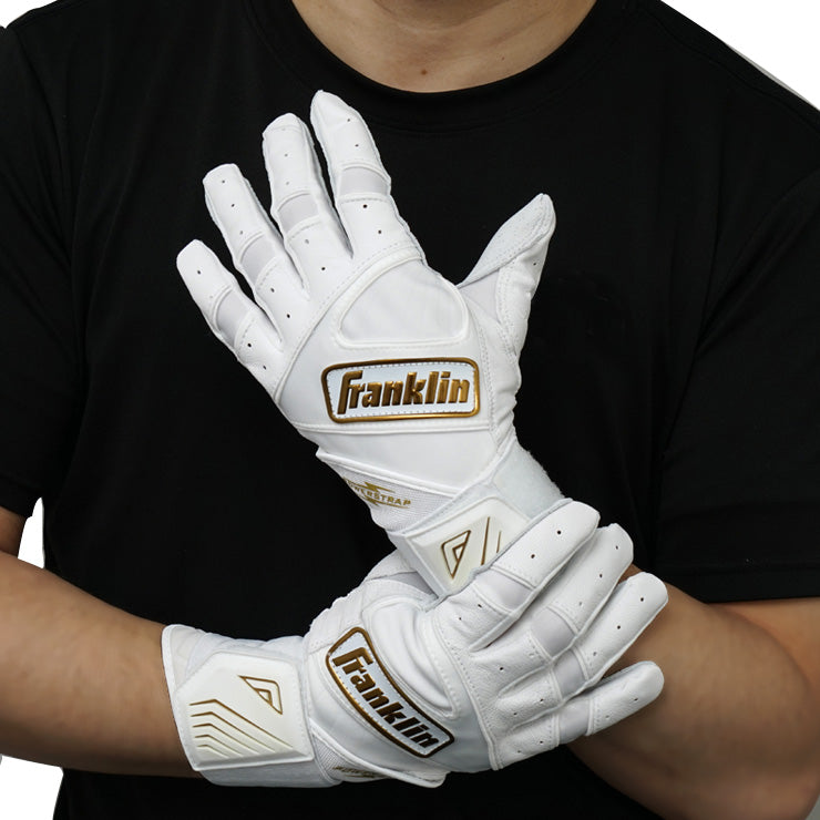 【2026モデル】フランクリン バッティンググローブ サポーター一体型 POWERSTRAP INFINITE 両手用 20440 20443 20445 20771 20772 20781 パワーストラップ インフィニット バッティング手袋 打者用手袋 大人 一般 MLB メジャーリーグ バッティンググラブ Franklin