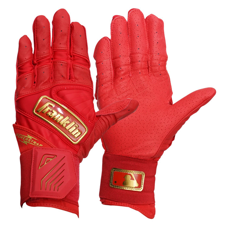 【2026モデル】フランクリン バッティンググローブ サポーター一体型 POWERSTRAP INFINITE 両手用 20440 20443 20445 20771 20772 20781 パワーストラップ インフィニット バッティング手袋 打者用手袋 大人 一般 MLB メジャーリーグ バッティンググラブ Franklin