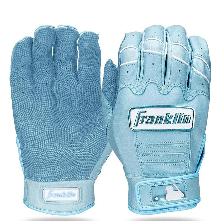フランクリン バッティンググローブ CFX PRO HI-LITE 両手用 カロライナブルー 20896 バッティング手袋 打者用手袋 大人 一般 MLB メジャーリーグ メジャーリーガー 愛用 バッティンググラブ 水色 Franklin