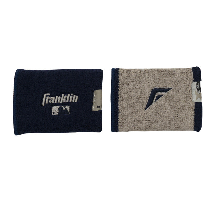 【2026モデル】フランクリン リストバンド 2個入り 両手用 MLB X-VENT Reversible Wristbands 23450 汗拭き 手首 汗 汗ふき アクセサリー 野球 バスケ テニス ランニング トレーニング スポーツ 小物 franklin