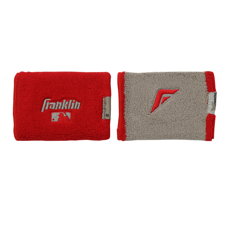 【2026モデル】フランクリン リストバンド 2個入り 両手用 MLB X-VENT Reversible Wristbands 23450 汗拭き 手首 汗 汗ふき アクセサリー 野球 バスケ テニス ランニング トレーニング スポーツ 小物 franklin