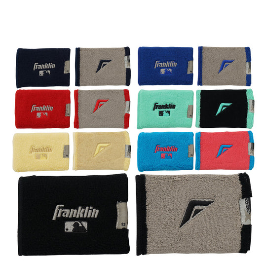 【2026モデル】フランクリン リストバンド 2個入り 両手用 MLB X-VENT Reversible Wristbands 23450 汗拭き 手首 汗 汗ふき アクセサリー 野球 バスケ テニス ランニング トレーニング スポーツ 小物 franklin