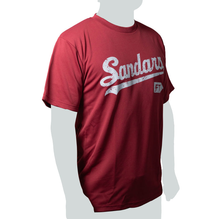 FTサンダース ファンクラブ Tシャツ バーガンディ