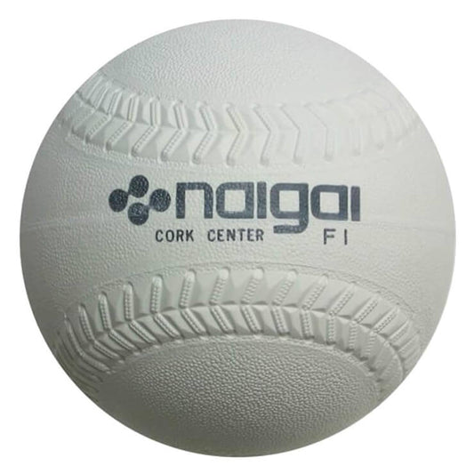 NAIGAI 内外ゴム 1号 ソフトボール 6球入り ボール 検定球 試合球 小学生用 低学年 1号ボール 6個入り 半ダース 1号ソフトボール 一号 ナイガイ