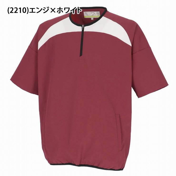 エスエスケイ SSK 野球 半袖 ハーフジップ クロストレーニングジャケット BWC2501 スポーツウェア ssk26ss2