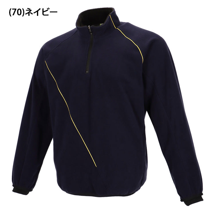 エスエスケイ SSK 野球 フリースジャケット ハーフZIP 長袖 裏タフタ 冬用 BWF230HZ グランドコート スポーツウェア ssk26ss2