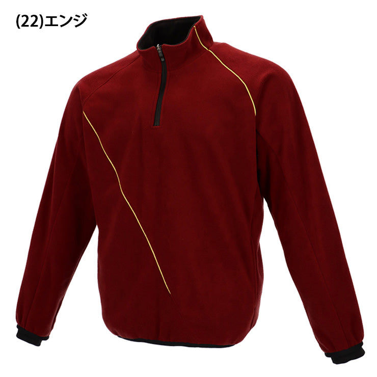 エスエスケイ SSK 野球 ジュニア用 フリースジャケット ハーフジップ 長袖 裏タフタ 少年野球 BWF230HZJ スポーツウェア ssk26ss2