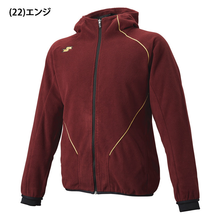 エスエスケイ SSK 野球 フリースジャケット フルZIP 長袖パーカー フーディー 裏タフタ BWF250PZ ssk26ss2