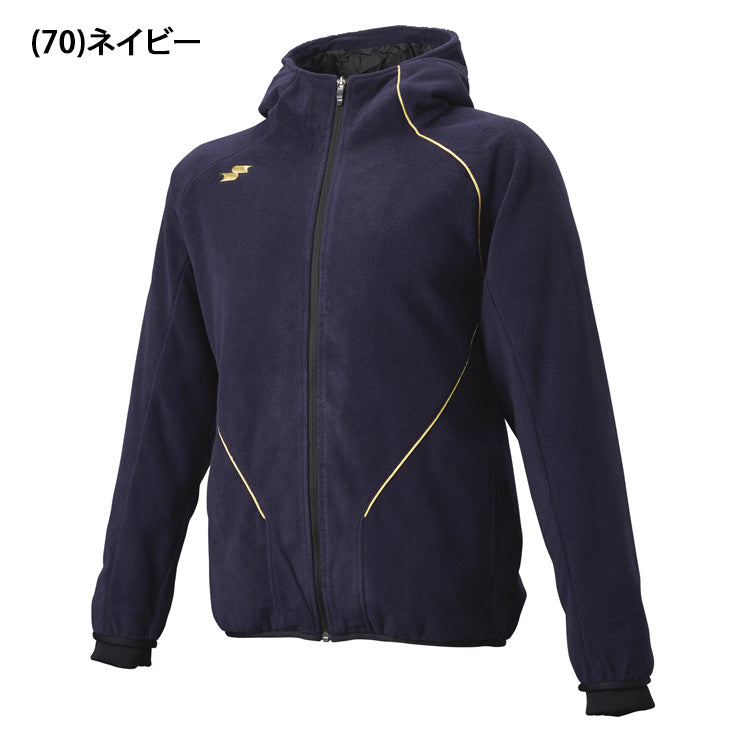 エスエスケイ SSK 野球 フリースジャケット フルZIP 長袖パーカー フーディー 裏タフタ BWF250PZ ssk26ss2