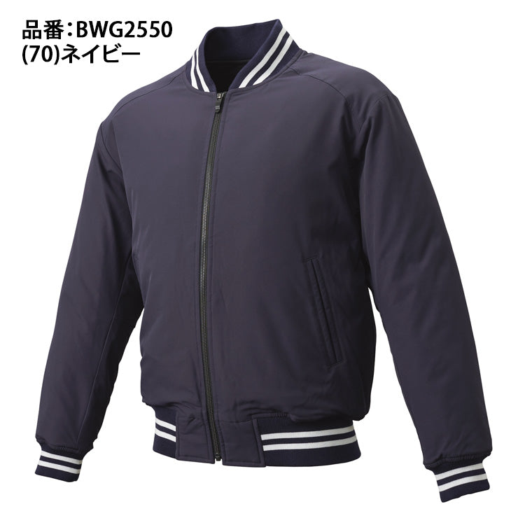 エスエスケイ SSK 野球 蓄熱 中綿 フルジップ グラウンドコート 長袖 冬用 BWG2550 ジャケット スポーツウェア ssk26ss2