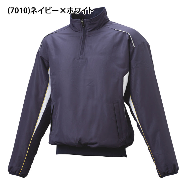 エスエスケイ SSK 野球 蓄熱 ハーフZIP 長袖 中綿プレジャン ジャケット 冬用 BWP2400 グランドコート スポーツウェア ssk26ss2