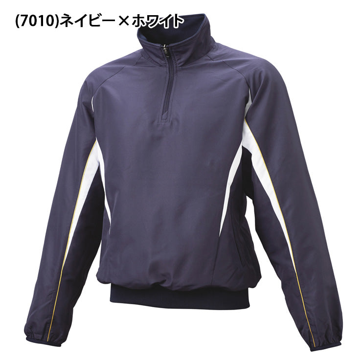 エスエスケイ SSK 野球 ハーフZIP 長袖 裏メッシュプレジャン ジャケット BWP2411 グランドコート スポーツウェア ssk26ss2