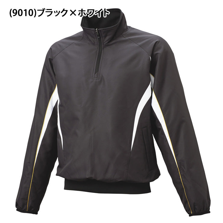 エスエスケイ SSK 野球 ハーフZIP 長袖 裏メッシュプレジャン ジャケット BWP2411 グランドコート スポーツウェア ssk26ss2