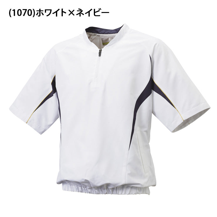 エスエスケイ SSK 野球 ハーフZIP 半袖 裏メッシュプレジャン ジャケット BWP2411 スポーツウェア ssk26ss2