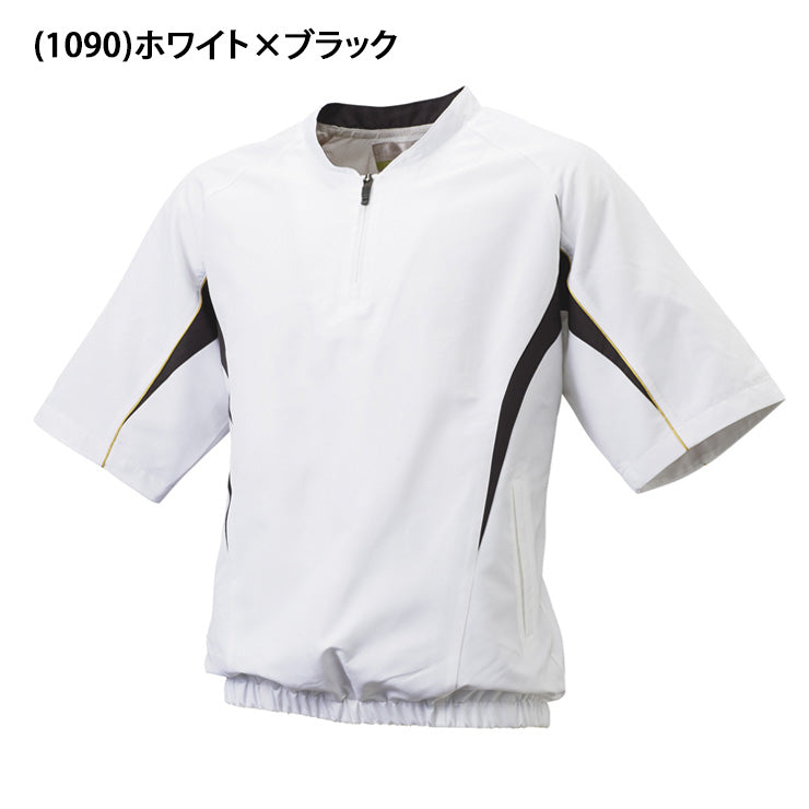 エスエスケイ SSK 野球 ハーフZIP 半袖 裏メッシュプレジャン ジャケット BWP2411 スポーツウェア ssk26ss2