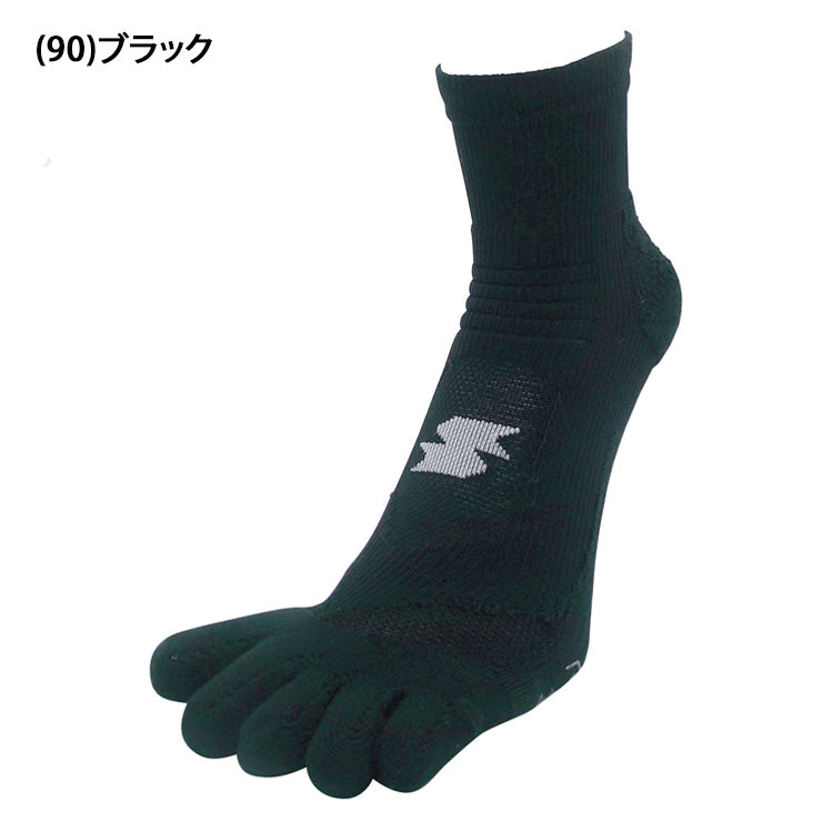 エスエスケイ SSK 野球 5本指 ショートソックス クルーソックス すね丈 1足入り 25-27cm YA0257 ssk25ss