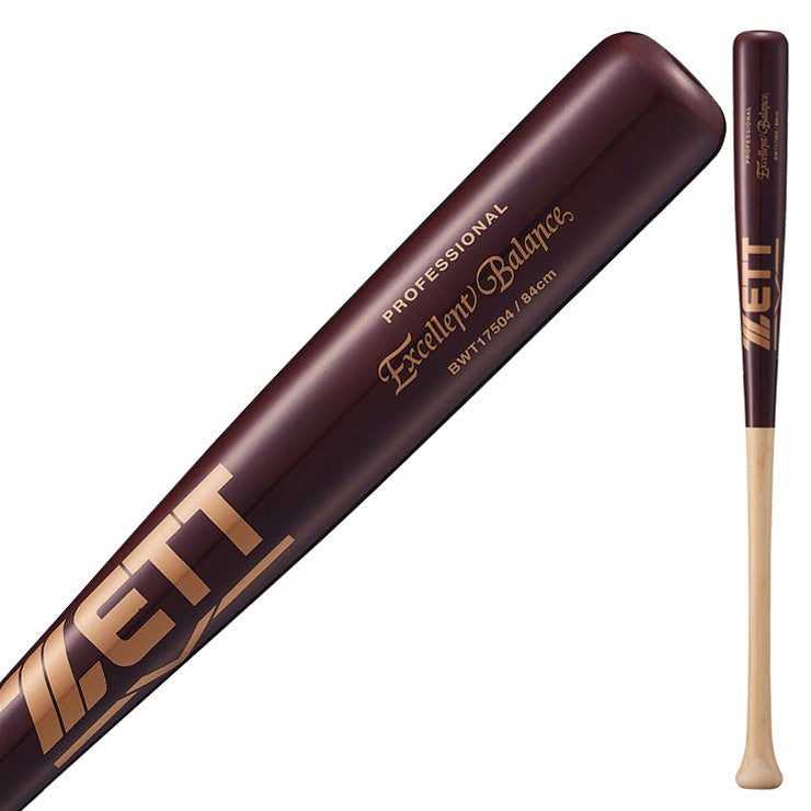 ゼット ZETT 硬式 木製ラミバット エクセレントバランス 84cm 900g BWT17504 トレーニングバット 練習用バット zett26ss