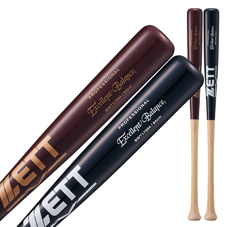 ゼット ZETT 硬式 木製ラミバット エクセレントバランス 84cm 900g BWT17504 トレーニングバット 練習用バット zett26ss