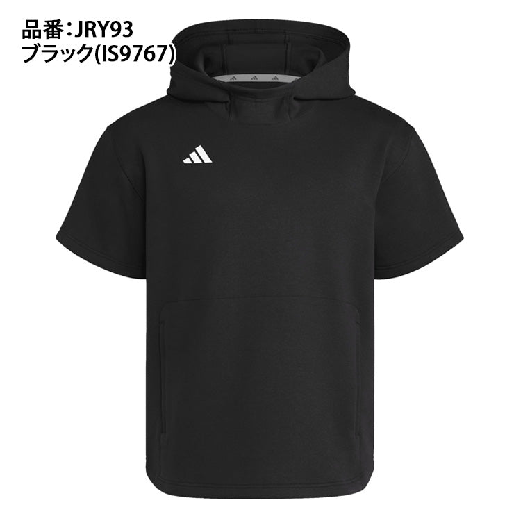 アディダス adidas 野球 半袖 パーカー ダグアウト フーディー JRY93 スポーツウェア スウェットシャツ adi26ss