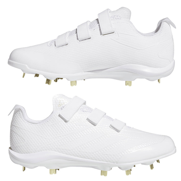 アディダス adidas 野球 白スパイク 高校野球対応 マジックベルト アディゼロ エレクトリック ジャパン JS2166 金具スパイク adi26ss