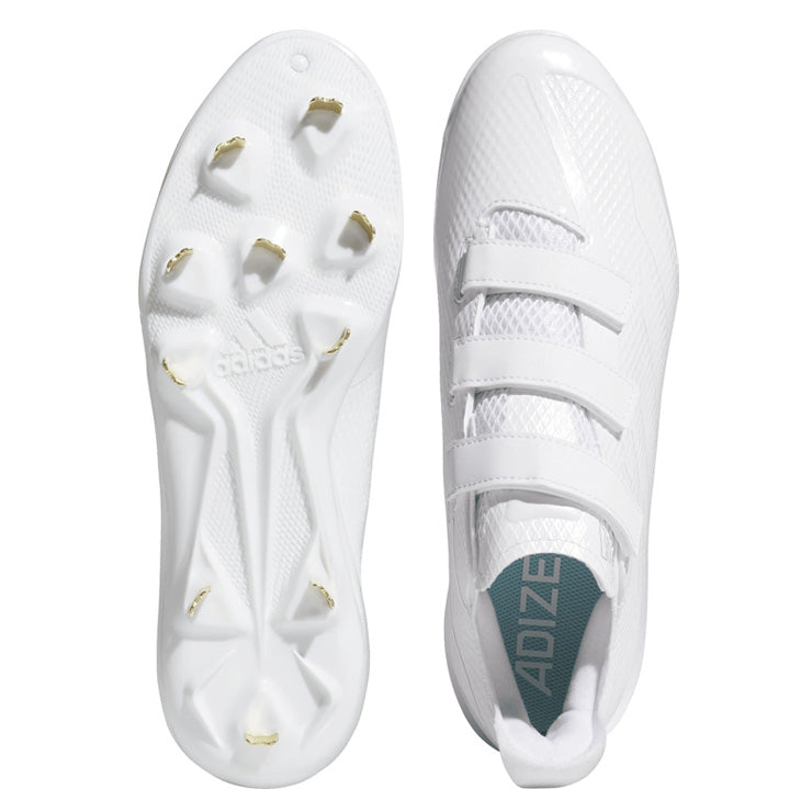 アディダス adidas 野球 白スパイク 高校野球対応 マジックベルト アディゼロ エレクトリック ジャパン JS2166 金具スパイク adi26ss
