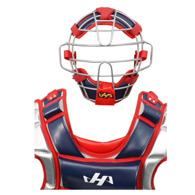 【2026モデル】ハタケヤマ 少年軟式 ソフトボール キャッチャー防具 3点セット マスク プロテクター レガース 少年野球 少年ソフト CG-JNS26N こども 子ども キッズ Jr 軟式用 捕手用 キャッチャー道具 キャッチャー用具 一式 学童野球 レガーツ レガーズ hatakeyama set
