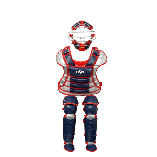 【2026モデル】ハタケヤマ 少年軟式 ソフトボール キャッチャー防具 3点セット マスク プロテクター レガース 少年野球 少年ソフト CG-JNS26N こども 子ども キッズ Jr 軟式用 捕手用 キャッチャー道具 キャッチャー用具 一式 学童野球 レガーツ レガーズ hatakeyama set