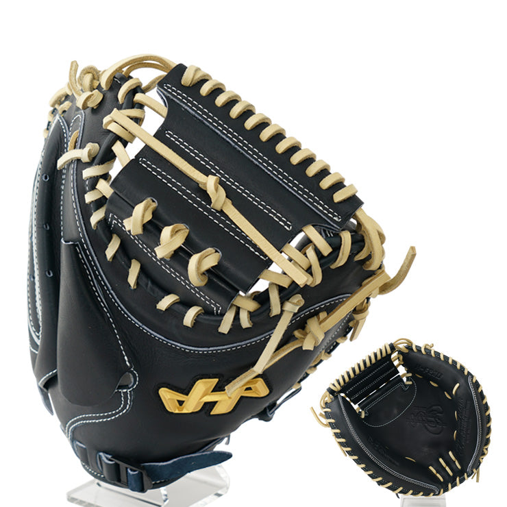 【2026モデル】ハタケヤマ 硬式 キャッチャーミット ハタケヤマプロ 伏見モデル 右投げ用 高校野球対応 H-F23U 捕手用 硬式用 高校生 硬式野球 大学野球 社会人野球 硬式グローブ 硬式グラブ 硬式ミット hatakeyama
