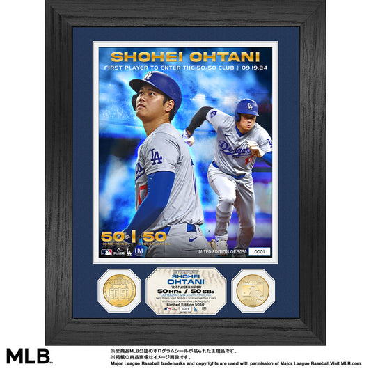 【予約】MLB ドジャース 翔平 50-50達成記念 ダブルコインフォトミント 記念品 記念グッズ 記念アイテム 大谷 グッズ