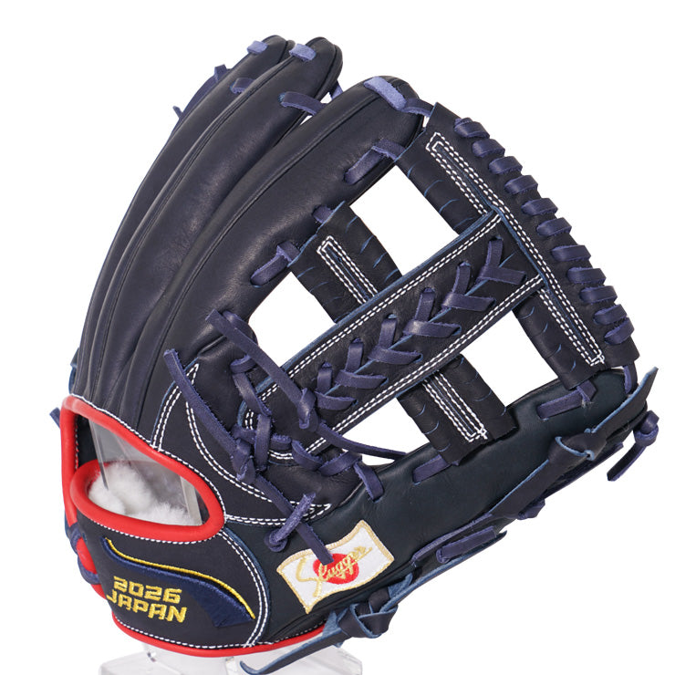 【超限定JAPANモデル】久保田スラッガー 限定 軟式 グローブ グラブ 内野手用 右投げ用 24MS型 JPN-2026G 野球グローブ 野球グラブ 軟式グローブ 軟式グラブ カラーグラブ 右投げ 右利き 大人 一般 軟式野球 草野球 kubota slugger