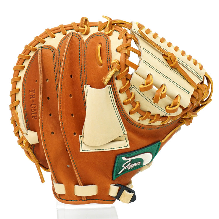 【2025モデル】久保田スラッガー 硬式 軟式 限定 ジュニア用 キャッチャーミット 兼 一般用 トレーニングミット 硬式用 軟式用 R7-TRCMP ジュニア用 少年野球 少年軟式 少年硬式 リトルリーグ 大人 一般 練習用 捕手用 kubota slugger