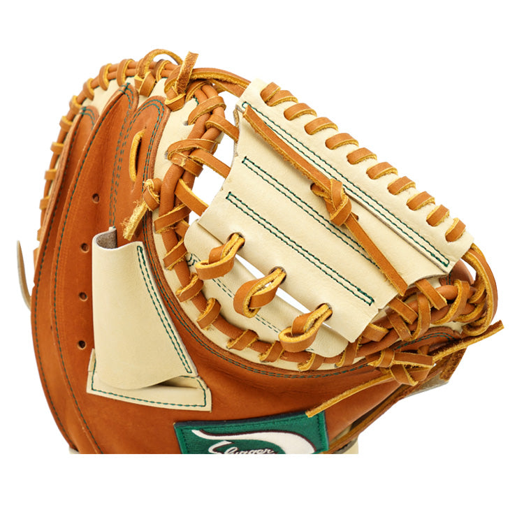 【2025モデル】久保田スラッガー 硬式 軟式 限定 ジュニア用 キャッチャーミット 兼 一般用 トレーニングミット 硬式用 軟式用 R7-TRCMP ジュニア用 少年野球 少年軟式 少年硬式 リトルリーグ 大人 一般 練習用 捕手用 kubota slugger