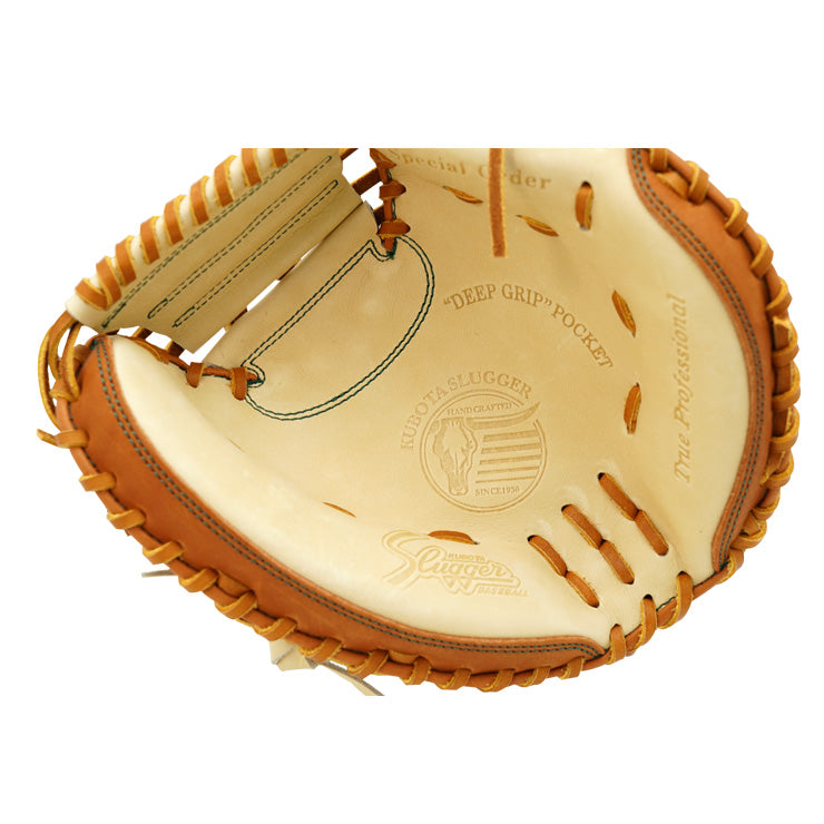 【2025モデル】久保田スラッガー 硬式 軟式 限定 ジュニア用 キャッチャーミット 兼 一般用 トレーニングミット 硬式用 軟式用 R7-TRCMP ジュニア用 少年野球 少年軟式 少年硬式 リトルリーグ 大人 一般 練習用 捕手用 kubota slugger