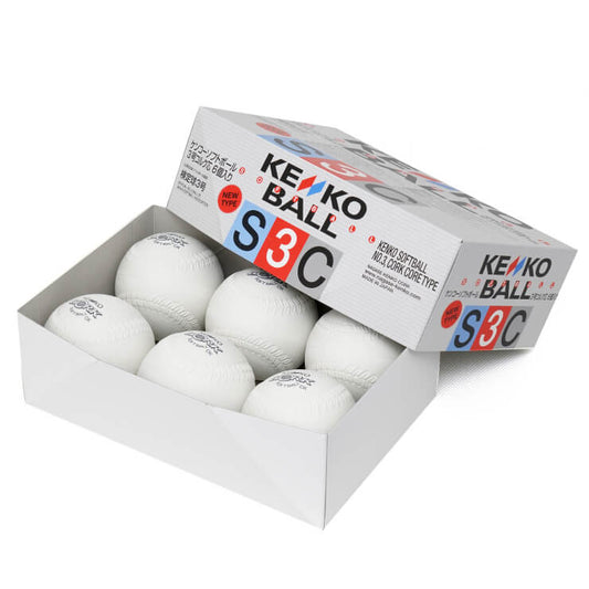 KENKO ナガセケンコー ソフトボール 3号 検定球 6個入り×5箱 30個 試合球 大人用 一般用 成人用 ボール 3号ボール 3号ソフトボール あす楽