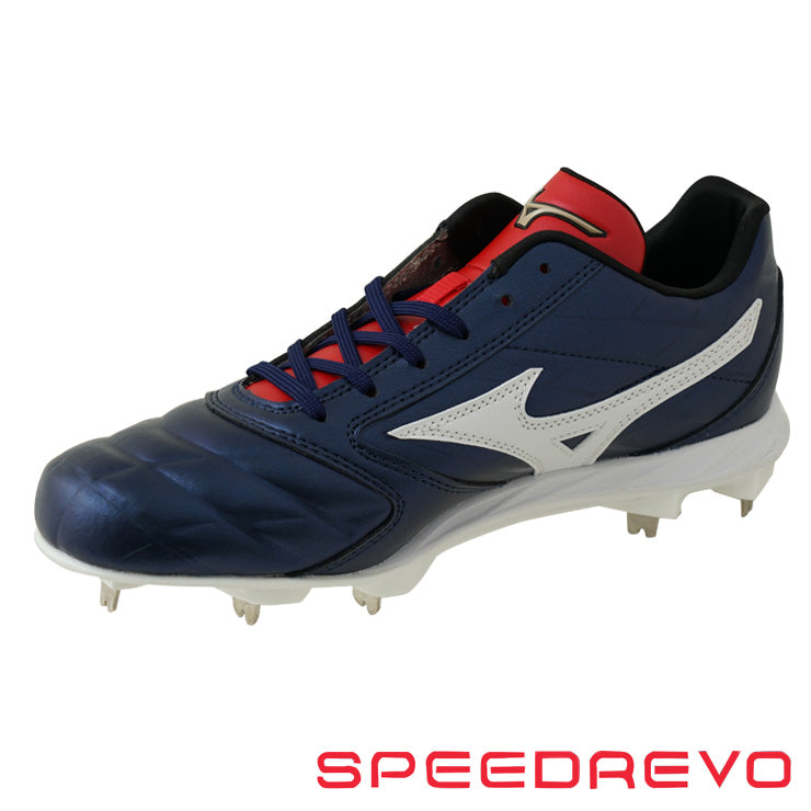 【球速が上がるスパイク】2026モデル ミズノ グローバルエリート 限定 野球 スパイク 投手向け スピードレボ エリート2 勝色コレクション ワイド 3E 大人 一般 26.0～29.0 ローカット 11GM261029 ピッチャー 金属スパイク 金具スパイク 試合 大きいサイズ mizuno