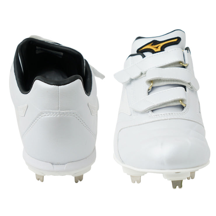 【縫いP可能 2026モデル】ミズノプロ 野球 限定 白スパイク ライトレボプロ2 BLT Ltd マジックベルト 大人 一般 高校野球対応 中学生 26.0～30.0 11GM264101 3本ベルト 金属スパイク 金具スパイク 軽い 軽量 試合 ホワイト 大きいサイズ mizuno pro